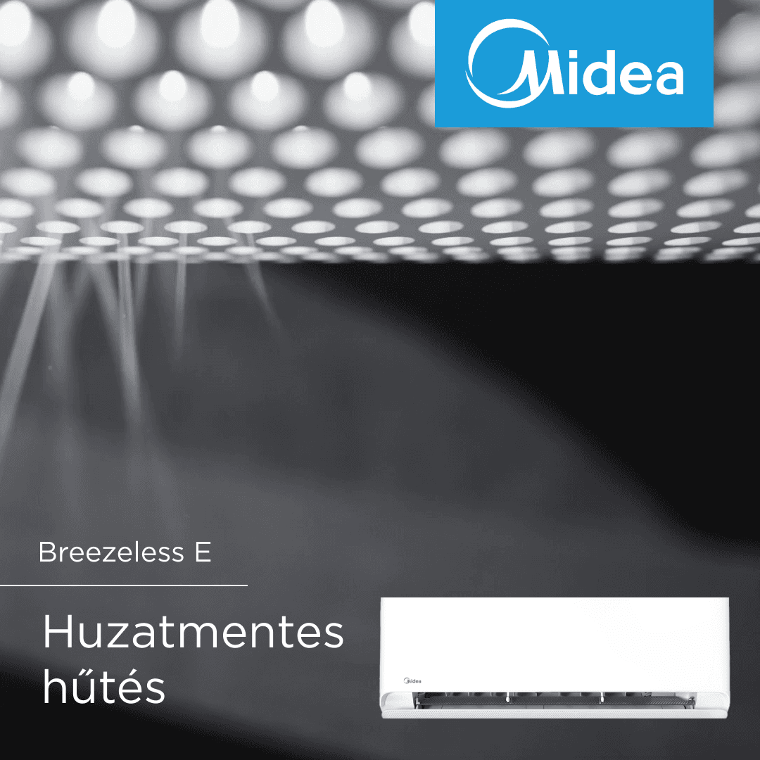Huzatmentes hűtés, fűtés.